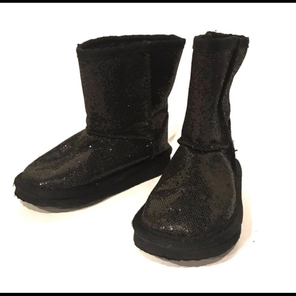 Childrens Black UGG-style, sparkle/ sequin, size 7